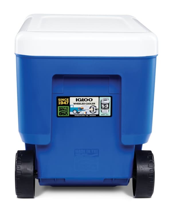 Igloo Coolers Hjul Stiv Bærbar Køler Wheelie Cool 38 36l Blå