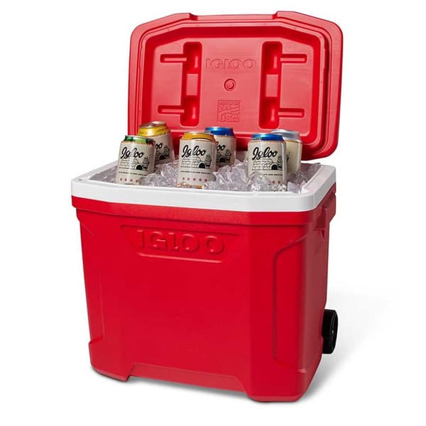 Igloo Coolers Styv Bärbar Kylare Med Hjul Profile 26l Röd 46 x 33 x 42 cm