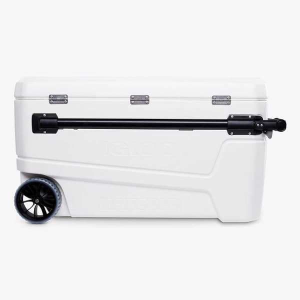 Igloo Coolers Pyörällinen Jäykkä Kannettava Jäähdytin Sunset Glide 104l Kirkas