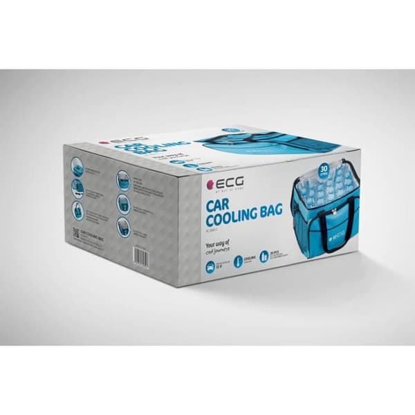 Kylväska - ECG - AC 3010 C - 30L - Fungerar med cigarettändare - Svart- USED