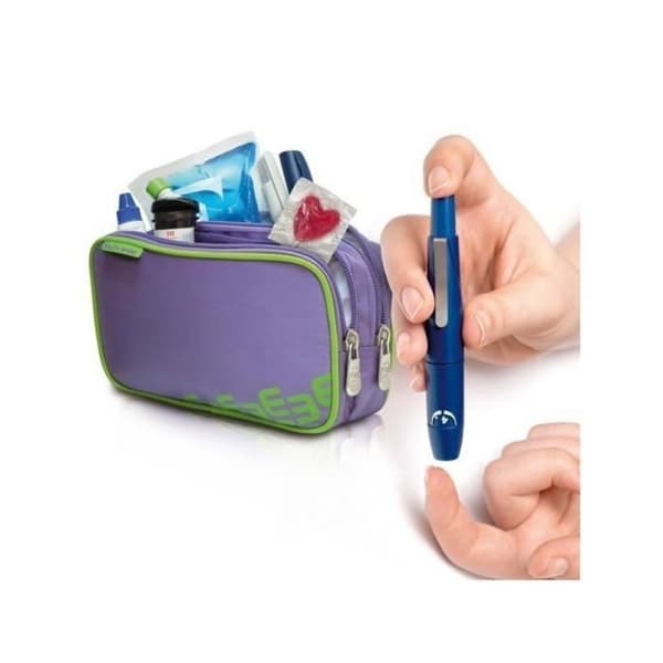 Isolerad trådlös väska för diabetiker | Färg lila | ELITE BAGS DIAS