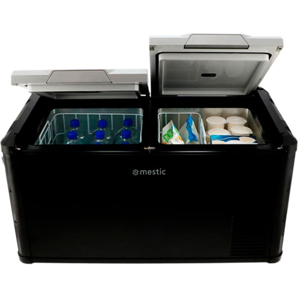 Mestic Mccp-75 Ac/dc Dual Zone Styv Bärbar Kylbox Durchsichtig