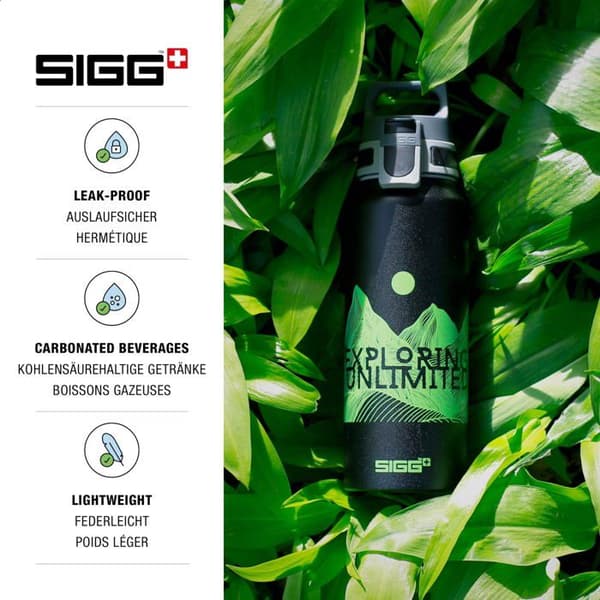 Kylare - isolerad väska - Sigg kylackumulator - 614659 - WMB One Pathfinder Black 1.0L