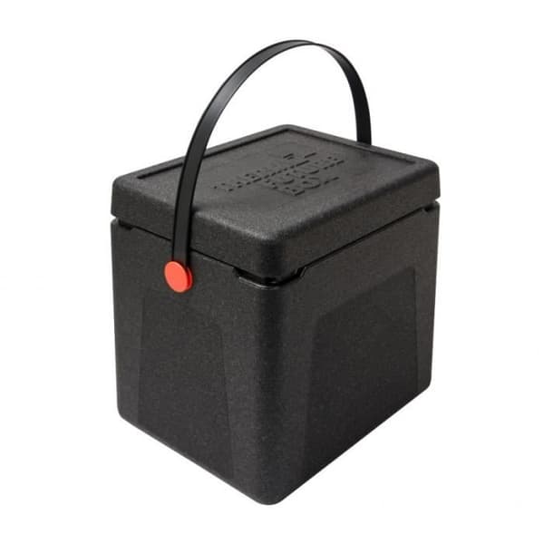 Isolerad shoppingbehållare 20 L Orange knapp - Termo Future Box