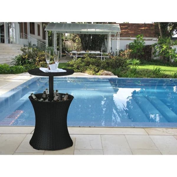 Kylare - Keter - Coolbar Pacific - 2-i-1 - Elegant rottinglook - Svart