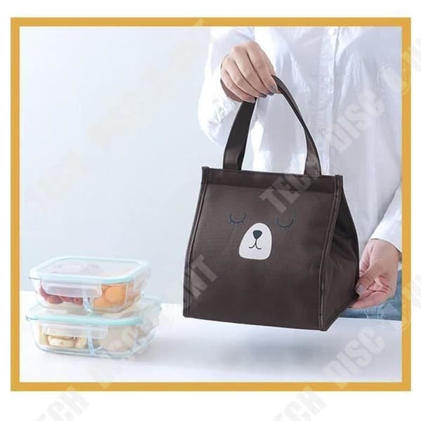 TD® skolmatsäck, picknick, bärbar vattentät matsäck - multifunktionell kylväska