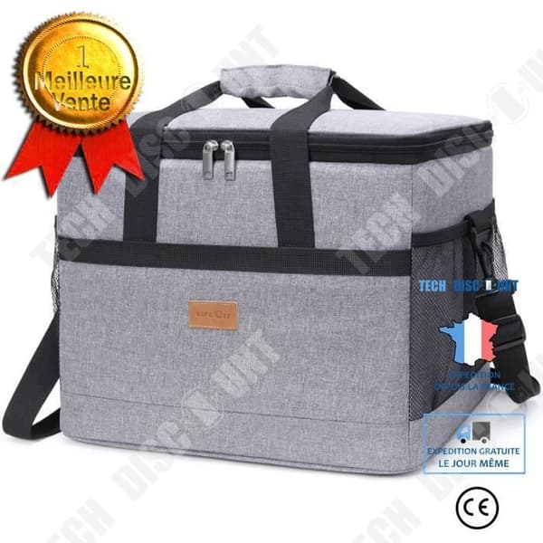 TD® Isolerad förvaring Matförvaring Svalare Strandvandring Bärbar 30L Lunch Strand Picknick Camping BBQ