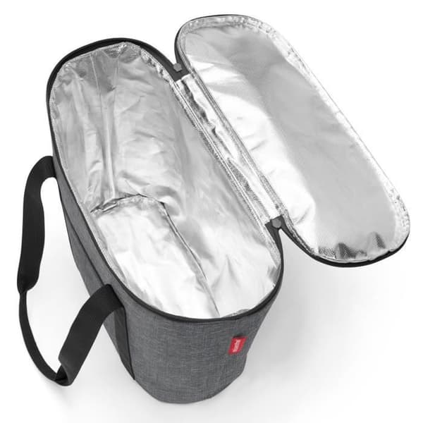 Kylväska - REISENTHEL - Thermoshopper - 38 cm - Twist silver - Termofoder av aluminium