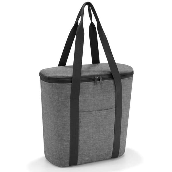 Kylväska - REISENTHEL - Thermoshopper - 38 cm - Twist silver - Termofoder av aluminium