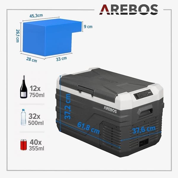 Kompressor køleboks 26 L