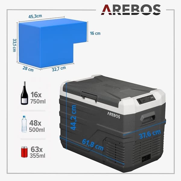 Kompressor køleboks 35 L