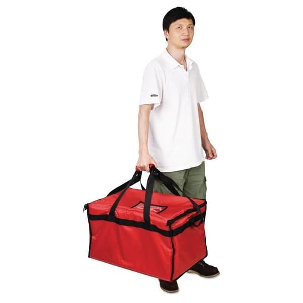 Kylväska - Vogue - Stor pizzapåse - 355 x 580 x 380 mm - Polyester - Grå färg
