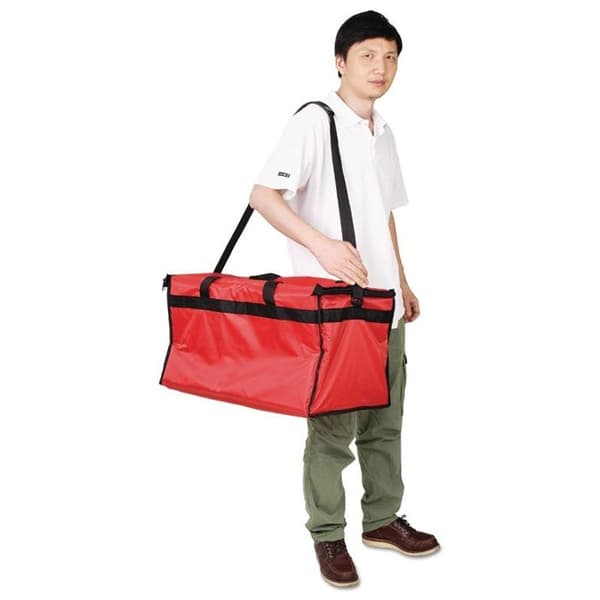 Kylväska - Vogue - Stor pizzapåse - 355 x 580 x 380 mm - Polyester - Grå färg