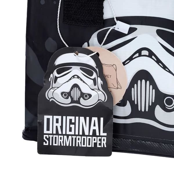 Shepperton Design Studios RPET den ursprungliga stormtrooper Puckator plastisolerad matkasse - svart/vit - 16x21x14 cm
