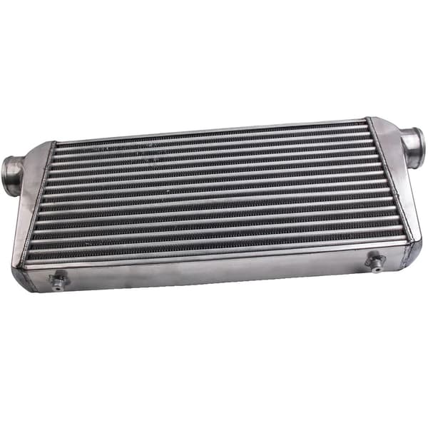 Turbo Intercooler, 600x300x76 mm, Rör- och Flänsdesign,Silver