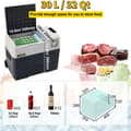 Miniatyrbillede 2 af 2: Bærbar bilkøleskab, 32/42/53 liters opbevaring, digital kontrolpanel,32 kvart 30 liter