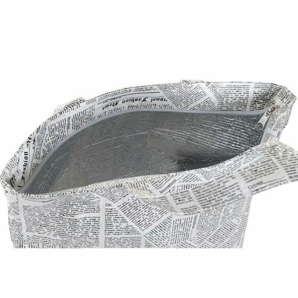 Isolerad väska - DKD Home Decor - Termomousse - Vit/ svart - 23x14,5x20 cm