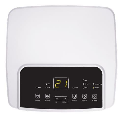 Nordic Home Portabel Luftkonditionering, 792W, 7000 BTU-h, Tre lägen - Vit