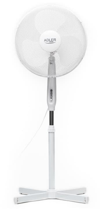 Adler AD 7305 suuri lattiatuuletin, 90W, 40 cm, valkoinen