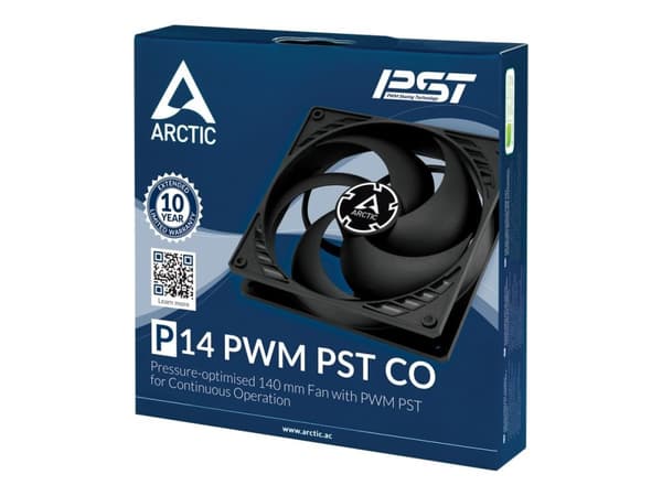 ARCTIC P14 PWM PST CO Kylare 14 cm Svart