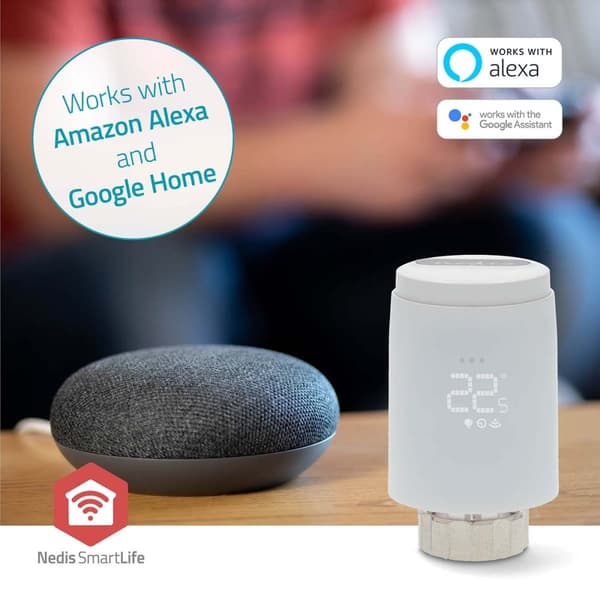 Nedis SmartLife Radiator Control | Zigbee 3.0 | Batteridriven | LED | Android™ / IOS