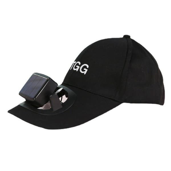 Sommersolbeskyttelseslue Sun Cap Fan Baseball Cap - Svart | CDON