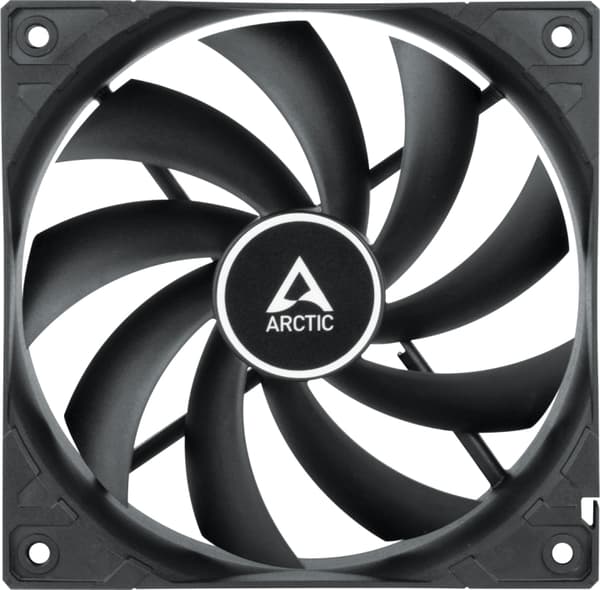 Arctic Cooling Arctic F12 PWM PST-vifte, 120 mm, svart Sort
