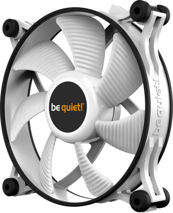 Be Quiet! Shadow Wings 2 PWM-fläkt, 120 mm, vit