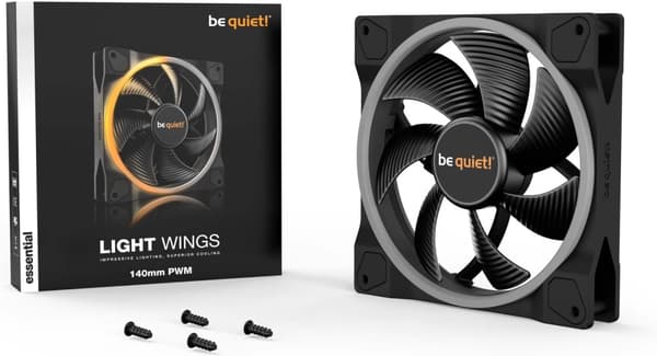 Be Quiet! Light Wings PWM-vifte, 140 mm