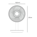 Miniatyrbilde 3 av 5: Bordvifte EDM 33501 Hvit 5 W 4 W 16,5 x 18,5 cm 17 x 13 x 26 cm Oppladdbar USB