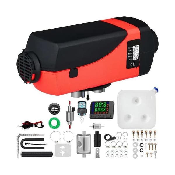 2KW 12V fordonsparkeringsvärmaresats, högeffektiv dieselluftvärmare, låg energiförbrukning, intelligent LCD-kontroll