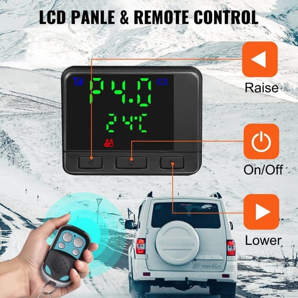 12V 8KW integrerad dieselluftvärmare med LCD/fjärrkontroll, lågt brus, bred applikation
