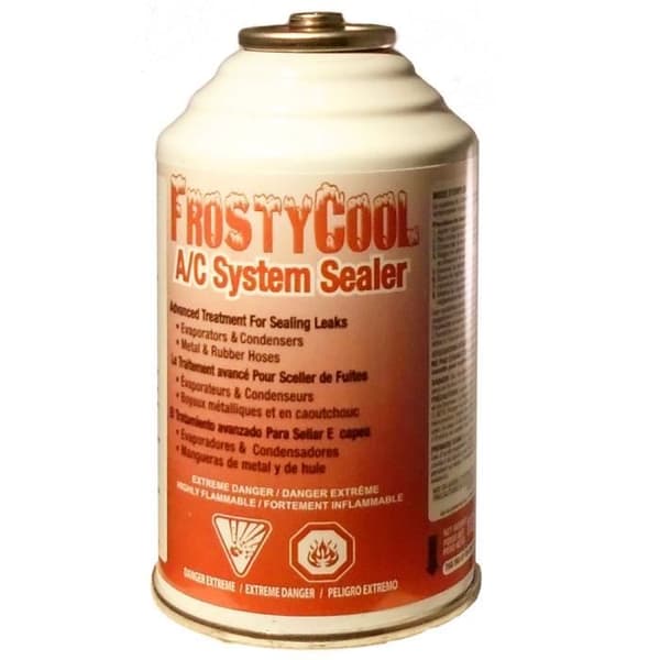 Frostycool System Sealer Reparerar läckor i billuftkonditionering för billuftkonditionering R134a Duracool R12 prestandatillsats
