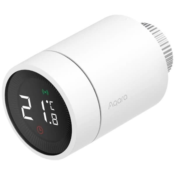 Radiatortermostat - Aqara - SRTS-A01 - Kompatibel med Apple HomeKit - Programmerbar - Vit