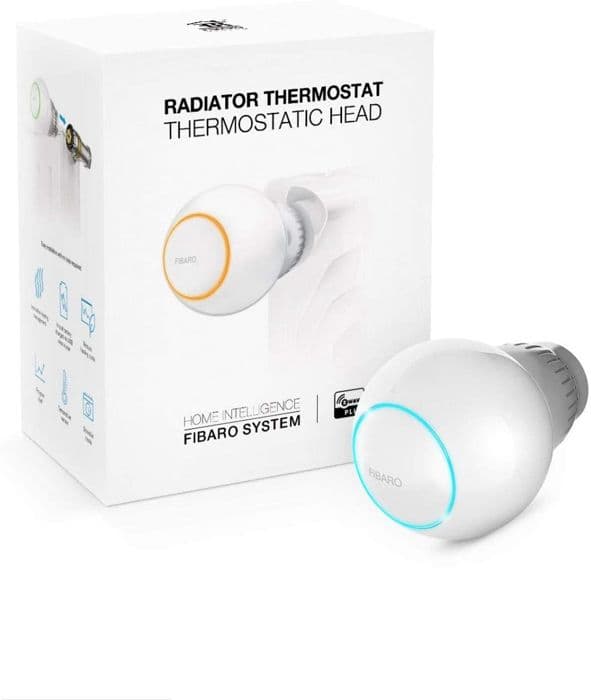 Fibaro FGT-001 ZW5 EU Z-wave termostat Blanco - Termostat (Z-wave, vit, °C, litiumpolymer, 10-30 °C, 0,5 °C)