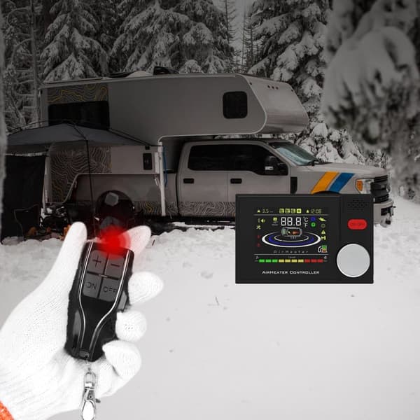Sunster 8KW diesellämmitin 230V, 12V / 24V, Bluetooth-yhteydellä, LCD ja kaukosäädin, tehokas lämmitys, hiljainen, WEBASTO