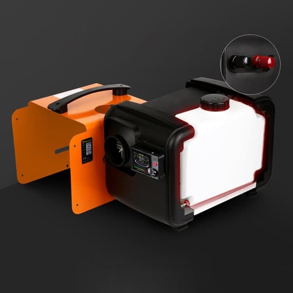Sunster 8KW diesellämmitin 230V, 12V / 24V, Bluetooth-yhteydellä, LCD ja kaukosäädin, tehokas lämmitys, hiljainen, WEBASTO