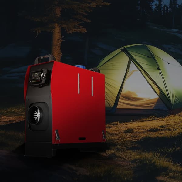 Sunster 8KW Dieselvärmare 12V/24V, med Bluetooth-anslutning, LCD och fjärrkontroll, Effektiv Värme, Låg Ljudnivå, WEBASTO