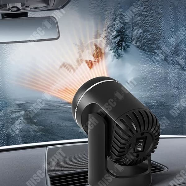 TD® 12v högeffekts bärbar bilvärmare, bilframruta avimning och avfrostning, vinteruppvärmning