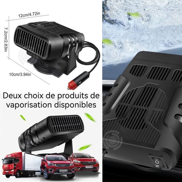 INN Portable Car Defroster 12v Fast Defroster Bilvärmare Snabb Defroster Snabb Defroster för vintervindrutan