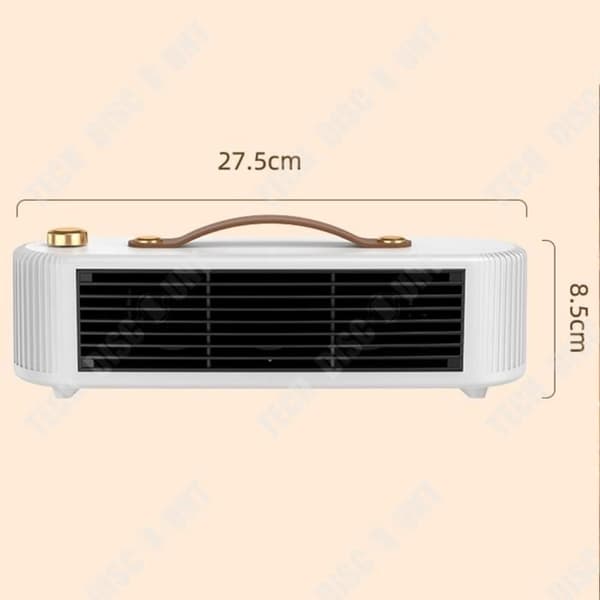 TD® Home Heater, Classic Retro Small Desktop Appliance, PTC Heater, Energy Saving, Snabbuppvärmning för kontor