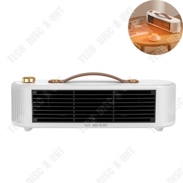 TD® Home Heater, Classic Retro Small Desktop Appliance, PTC Heater, Energy Saving, Snabbuppvärmning för kontor