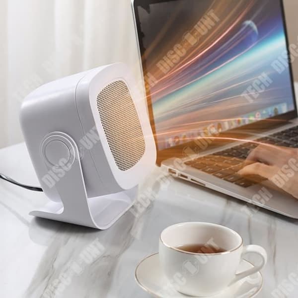 TD® Home Heater Fläkt, Portable Heater, Electric, Small Desktop Warm Air Fläkt, Snabb uppvärmning