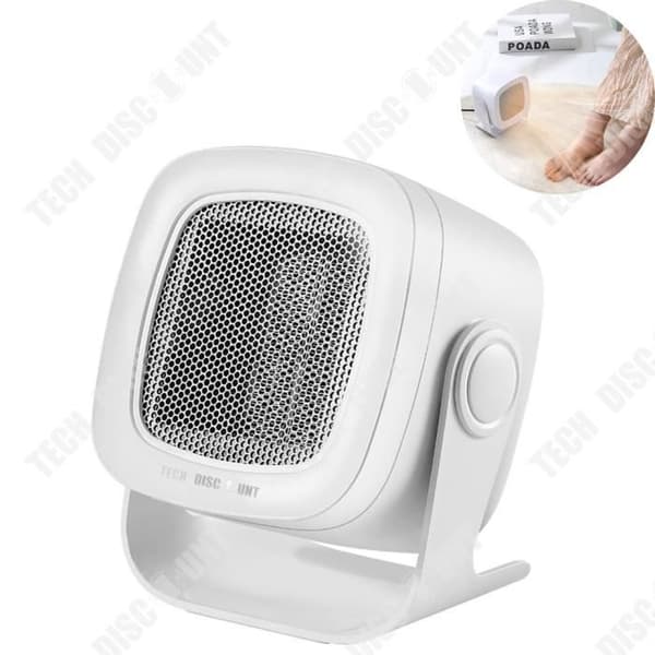 TD® Home Heater Fläkt, Portable Heater, Electric, Small Desktop Warm Air Fläkt, Snabb uppvärmning