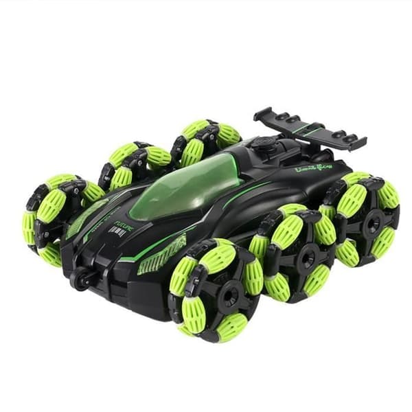 TD® Fjärrkontroll Leksaksbil 19*14*5CM Stunt Twirling Lighting Spray System