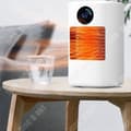 Miniatyrbild 2 av 4: TD® Mini Home Heater, Varmluftsfläkt, PTC Desktop Heater, 230v, Fjärrkontroll, Vintervärmare