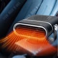 Miniatyrbild 3 av 4: TD® 12V bilvärmare med dubbelsidigt lim på botten ABS-material svart bärbar fläkt för avfrostning och avfrostning