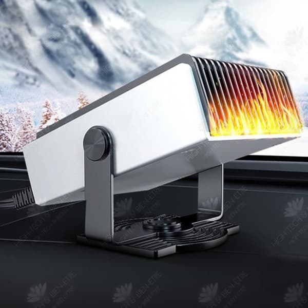 HTBE® bilvärmare 150W högeffektsvärmare med justerbara övre och undre gallerluftuttag