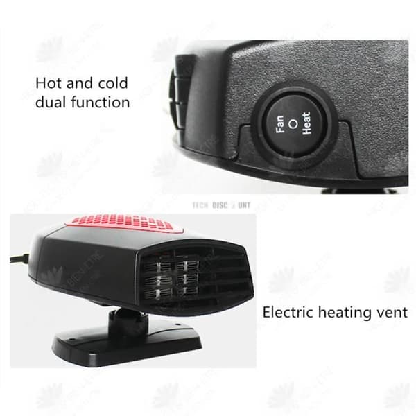 HTBE® Bildefroster bil portabel 12v bilvärmare bilvärmare snöavimmare avimmare vintervärme