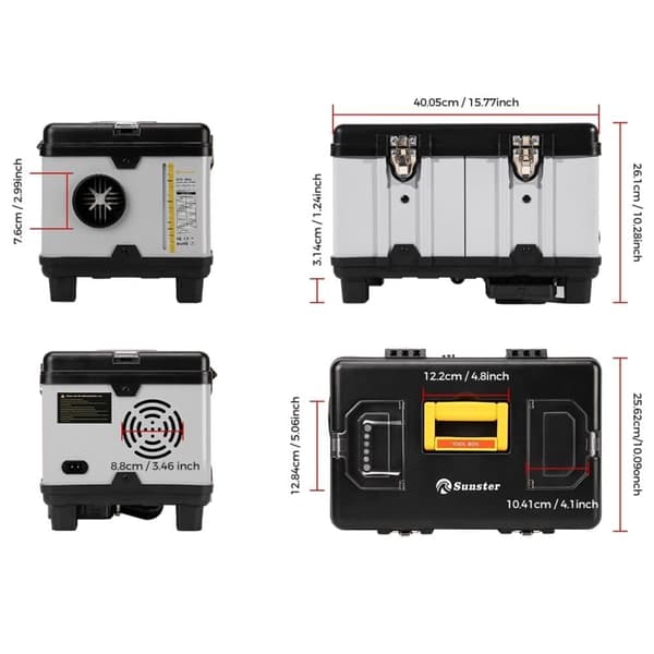 Sunster 8KW Dieselvärmare 230V, 12V/24V, med Bluetooth-anslutning, LCD och fjärrkontroll, Effektiv Värme, Låg Ljudnivå, WEBASTO